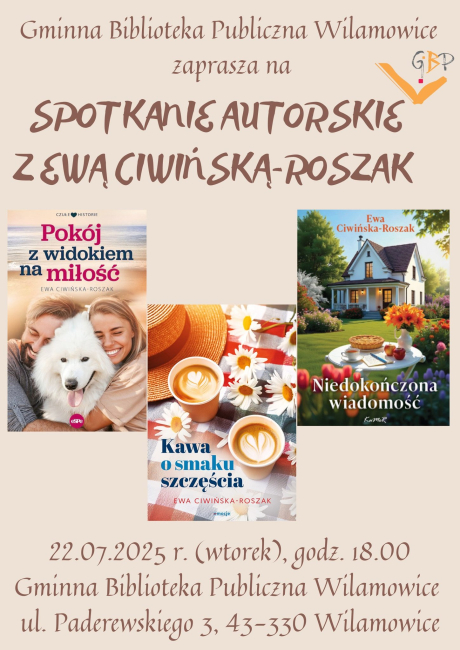 Spotkanie autorskie - Ewa Ciwińska-Roszak