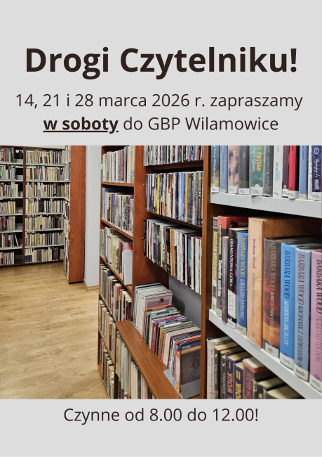 Biblioteka otwarta w soboty