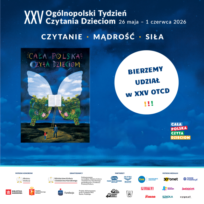  XXV Ogólnopolski Tydzień Czytania Dzieciom